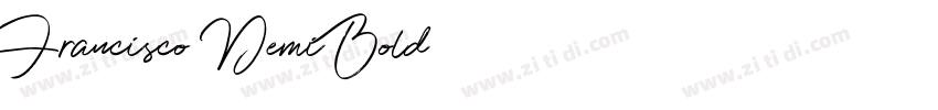 Francisco DemiBold字体转换